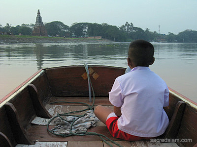 Ayutthaya river cruise: On the boat
