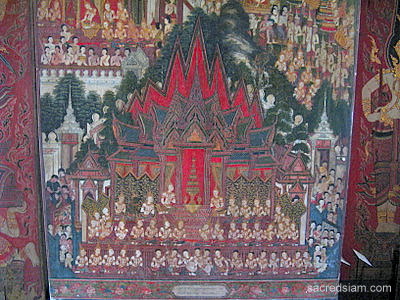 Buddhaisawan Chapel wall mural