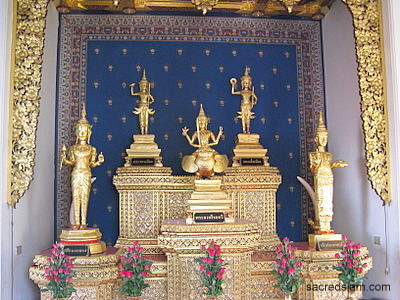 City Pillar Shrine (San Lak Muang) deities Bangkok