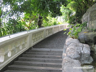 Golden Mount steps at Wat Saket