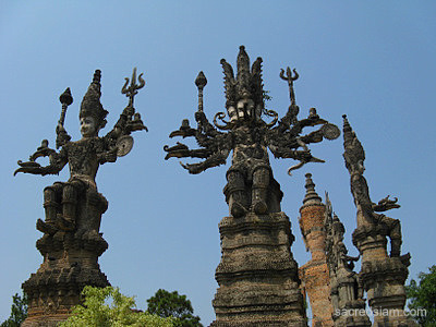 Sala Kaew Ku Sculpture Park Nong Khai Hindu deities