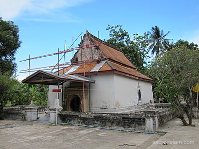 Wat Bang Kaphom Amphawa Samut Songkhram footprint hall