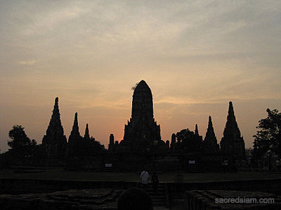 Wat Chaiwatthanaram Ayutthaya sunset