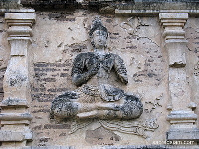 Wat Chet Yot Chiang Mai celestial sculpture