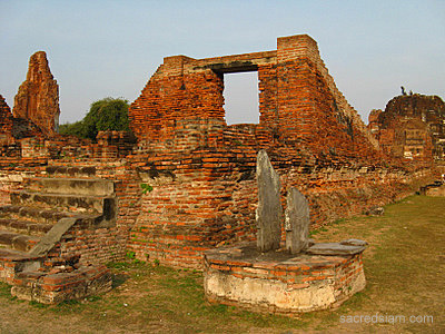 Wat Mahathat Ayutthaya bai sema