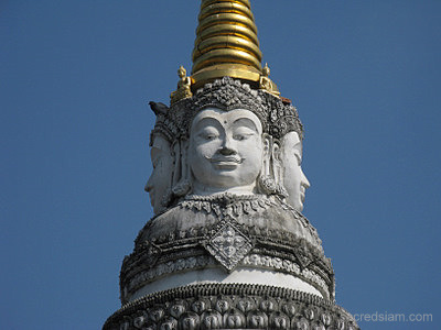 Wat Pan Waen Chiang Mai four-faced Brahma chedi