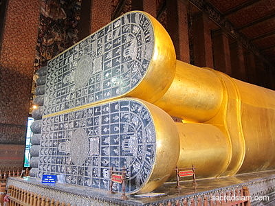 Wat Pho reclining buddha feet Bangkok