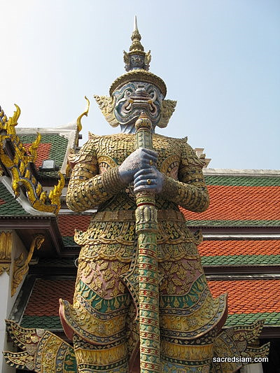 Wat Phra Kaew Bangkok yak