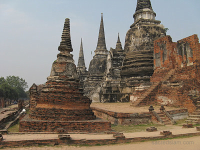 Wat Phra Si Sanphet Ayutthaya chedis