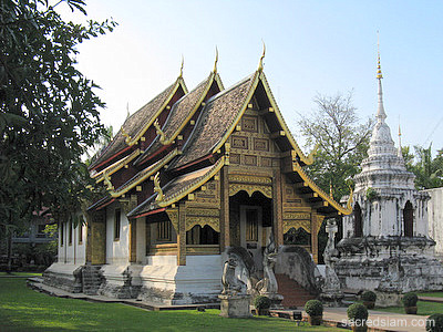 Wat Phra Singh Chiang Mai viharn lai kham