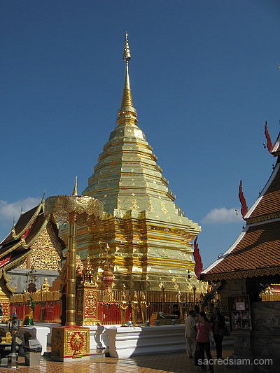 Wat Phra That Doi Suthep Chiang Mai chedi