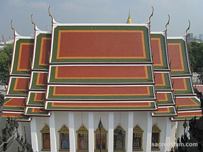 Wat Ratchanadda ordination hall