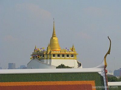 View of Golden Mount from Loha Prasat