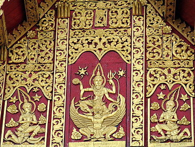 Wat Saen Fang Chiang Mai Vishnu Garuda