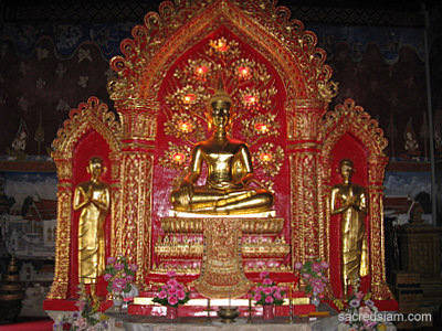 Wat Senasanaram Ayutthaya Phra Inplaeng Buddha