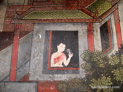 Wat Suthat Bangkok Jataka Tales mural