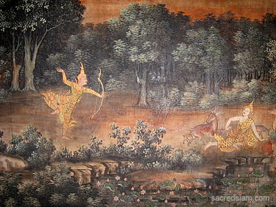 Wat Suwan Dararam Ayutthaya ubosot mural