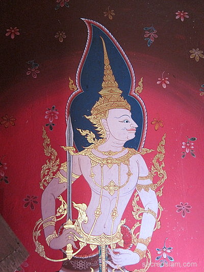 Wat Tha Thanon Uttaradit deva mural