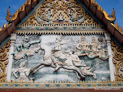 Wat Tham Mungkornthong Cave Kanchanaburi gable